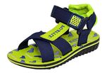 Bunnies Boys Blue and Green Canvas Floaters - 10 UK