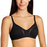 Amante Cotton Non Padded T Shirt Bra (BFOM20BLC34_Black_34C)