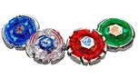 MAA TTS 4 In 1 Beyblades Metal Fighter -Multi Color