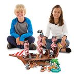 Melissa and Doug Pirate Ship 3D Puzzle, Multi Color