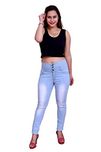 FNocks Casual Ankle Length Slim Fit Women Jeans 28 30 32 34 (30)