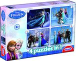 Frank Disney Puzzles 4 In 1, Multi Color
