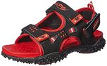 Footfun (from Liberty) Unisex Black Fashion Sandals - 9 Kids UK/India (27 EU)