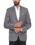 Shaftesbury London Mens Slim Fit Single-Breasted Blazer jacket
