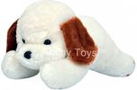 Richy Toys White Dog Cute Plush soft Toys For kids Birthday Gift 26 cm