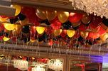 GrandShop 50531 Toy Balloons Metallic HD Red, Gold & Black (Pack of 50)