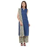 Dress Material by Pinkshink | Cotton Churidar/Salwar Kameez Blue Dress Material p153