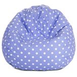 Aart Polka Dot Pattern Digitally Printed Canvas Bean Bags Without Beans (XXL)