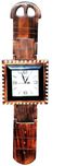 Ajanta Analog Wall Clock(Black, With Glass)