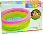 Speoma Water tub Inflatable intex Pool 4ft diameter Baby Bath Seat (Multicolor)
