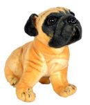 Tanisi Brown Pug Dog Stuffed Soft Plush Toy Kids - 32 Cm