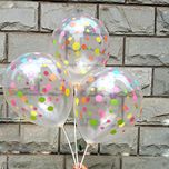 Kolar Balloons Printed Transparent Balloons for Baby Shower Decoration and Birthday Theme Party Decoration (25 Pieces)