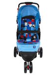 Mee Mee Easy to Push Baby Pram with 3 Seating Position, Blue