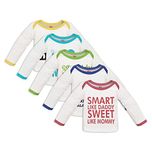 Orange and Orchid Unisex Plain Regular Fit T-Shirt (13513_White_18-24 Months)