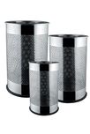King Traders - Stainless Steel Perforated Open Dustbin/ Stainless Steel Garbage Bin/Small, Medium and Large/ - 5 Litre (7