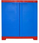 Cello Novelty Shoe Rack, Red and Blue