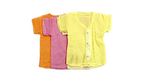 SuperBaby Babies Malmal Cotton T-shirt (0-6 Months, Pack of 12, Multicolor)