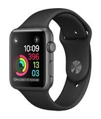 Apple Watch Series 2 Space Gray Aluminum Case with Black Sport Band 42mm