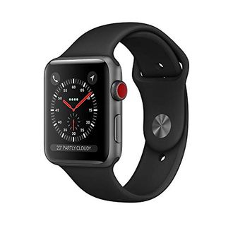 Apple Watch Series 3 GPS Cellular Space Grey Aluminium Case with Grey Sport Band 42mm