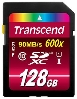Transcend 128GB (Class 10) 600x SDXC Memory Card