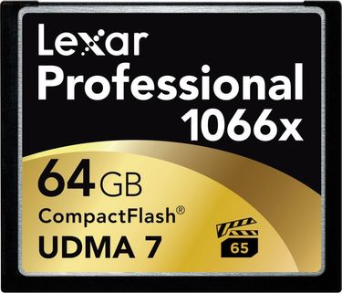 Lexar Pro 64GB CompactFlash 1066x Memory card
