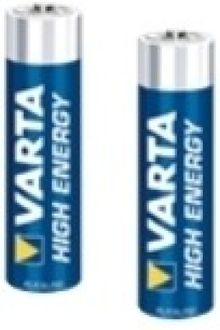 Varta High Energy 2 AAA Size Alkaline Batteries (10 Blisters with 2 Cells each)