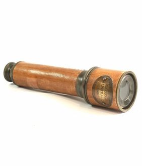 Vedanta Brass Antique Finish Telescope