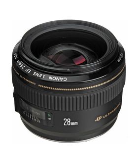 Canon EF 28mm f/1.8 USM Fixed Wideangle Prime Lens (For Canon Digital SLR Camera )