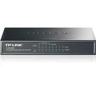 TP-LINK TL-SG1008P 8-Port Gigabit Desktop Switch (with 4-Port PoE)