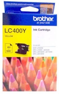 Brother LC400Y Yellow Ink Cartridge