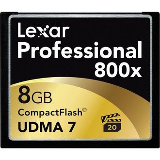 Lexar Professional 8GB CF 800x Memory Card