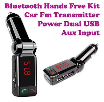 Gadget Hero  Dual USB Port & Bluetooth Hands Free Car Kit