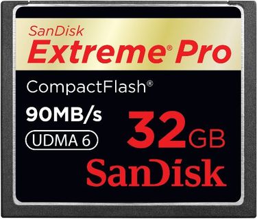 Sandisk Extreme Pro SDCFXP-032G-X46 32GB 90MB/s CF Memory Card