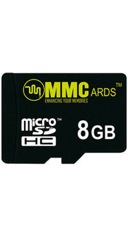 MMCards 8GB MicroSDHC Memory Card