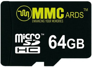 MMCards 64GB MicroSDHC Memory Card