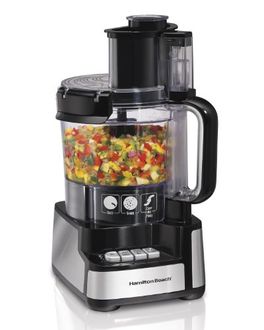 Hamilton Beach 70725 12-Cup Stack and Snap Food Processor