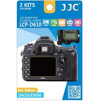 JJC LCP-D610 Ultra Hard Polycarbonate LCD Screen Protector (For Nikon D610/D600)