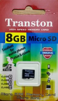 Transton 8GB MicroSD Class 6 Memory Card