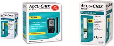 Accu-Chek Active Blood Glucose Monitor (With 60 Strips)