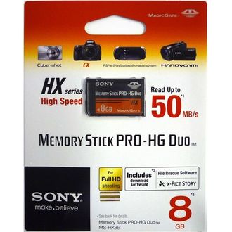 Sony PRO-HG Duo HX MS-HX8B 8GB Memory Card