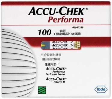 Accu-Chek Performa 100 Test Strips (Strips Only)