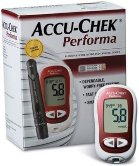 Accu-Chek Performa Glucometer (With 10 Strips)