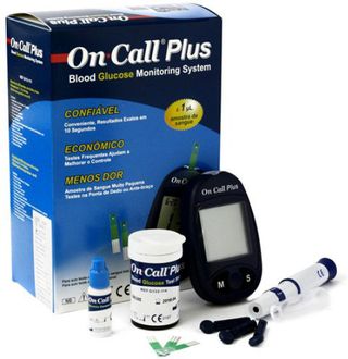 On Call Plus Blood Glucose Monitor (With 25 Strips)