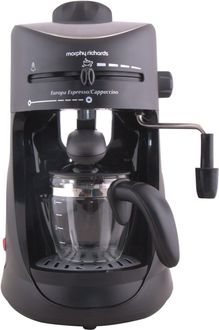 Morphy Richards Europa Espresso / Cappuccino CM 4 Cups Coffee Maker