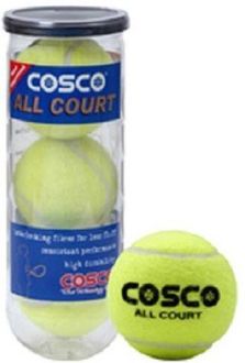 Cosco All Court Tennis Ball (Pack of 3)
