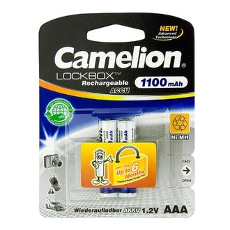 Camelion NH-AAA1100LBBP2 1100mAh Ni-Mh (Pack Of 1) Rechargeable Battery