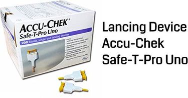 Accu-Chek Safe-T Pro Glucometer (200 Lancets Only)
