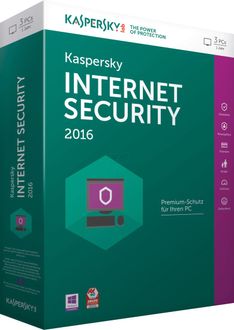 Kaspersky Internet Security 2016 3 PC 1 Year