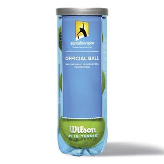 Wilson Australian Open WRT104800 Tennis Ball (Pack of 3)