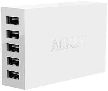 Aukey PA-U13 5-Port (40W / 8A) USB Wall Charger